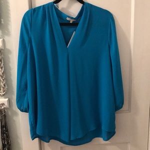Skies are Blue Pleat Detail Blouse Stitch Fix